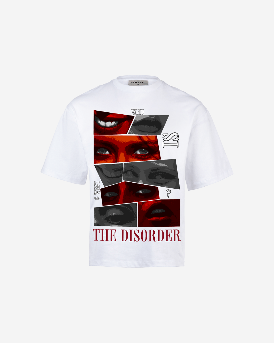 G WEST The DisorderOversized T-Shirt Mens G West