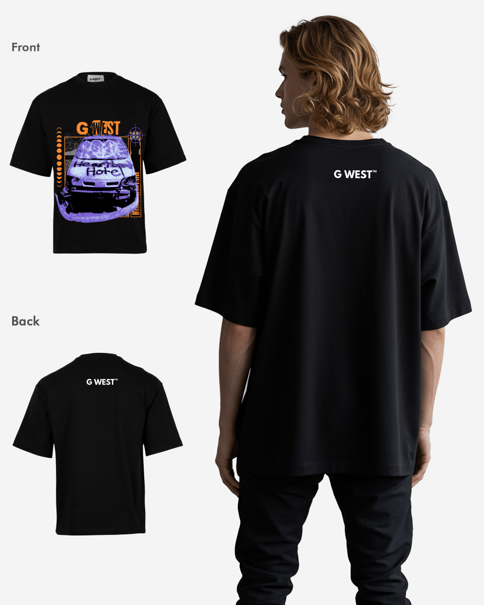 G West the heartbreak ride Oversized T-Shirt Mens G West