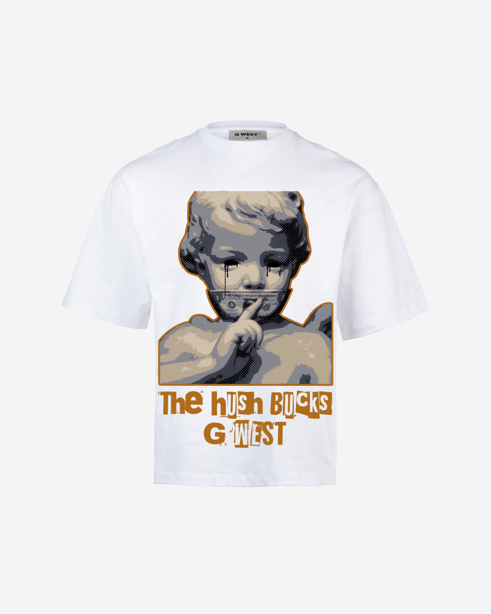G WEST The Hush Bucks Oversized T-Shirt Mens G West