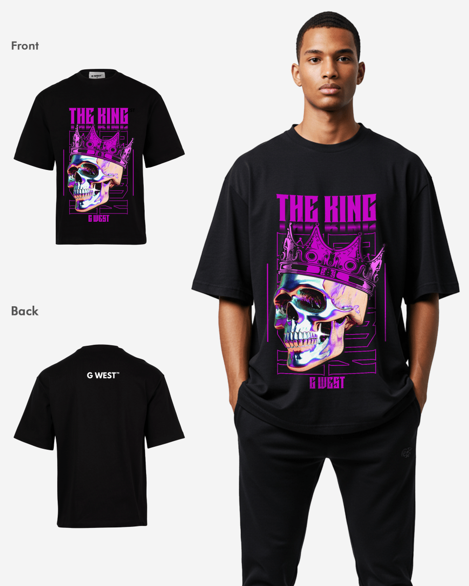 G WEST The King T-Shirt Mens G West