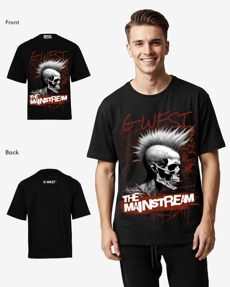 G WEST THE MAINSTREAM OVERSIZED T-Shirt Mens G West