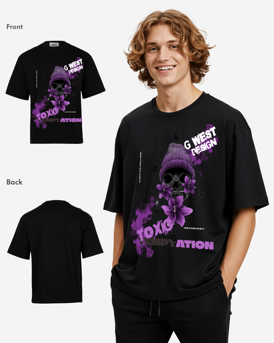 G West Toxic Oversized T-Shirt Mens G West