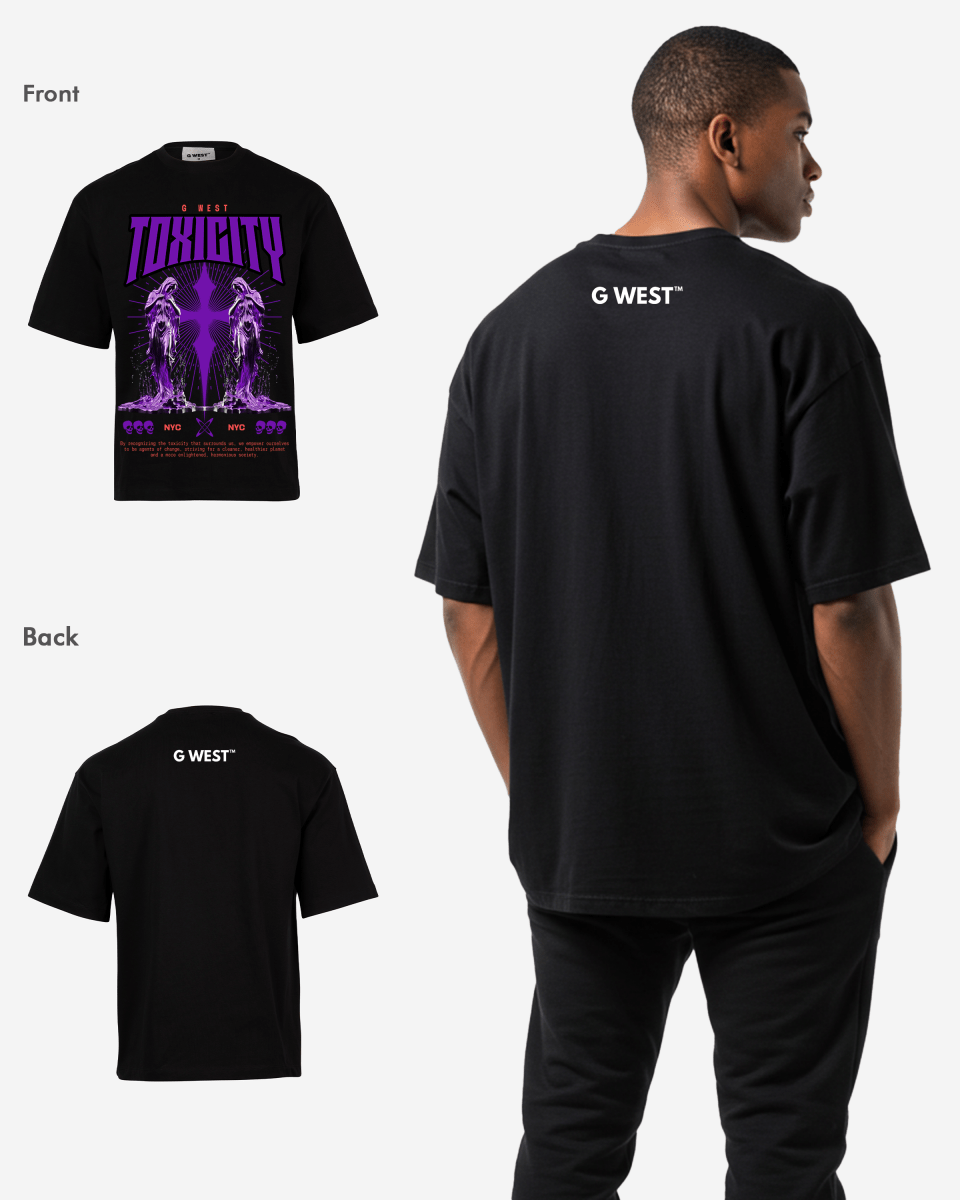 G WEST TOXICITY OVERSIZED T-Shirt Mens G West
