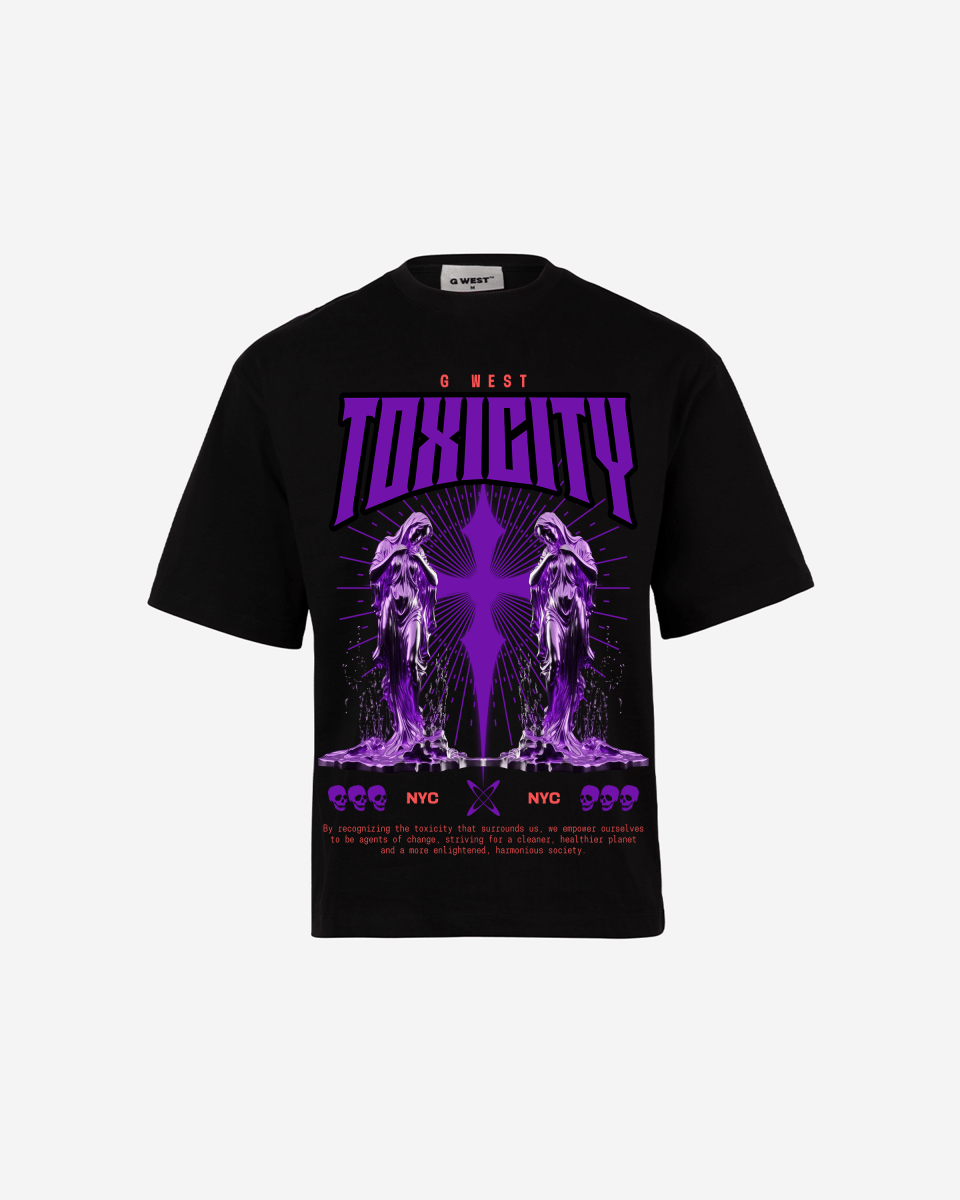 G WEST TOXICITY OVERSIZED T-Shirt Mens G West