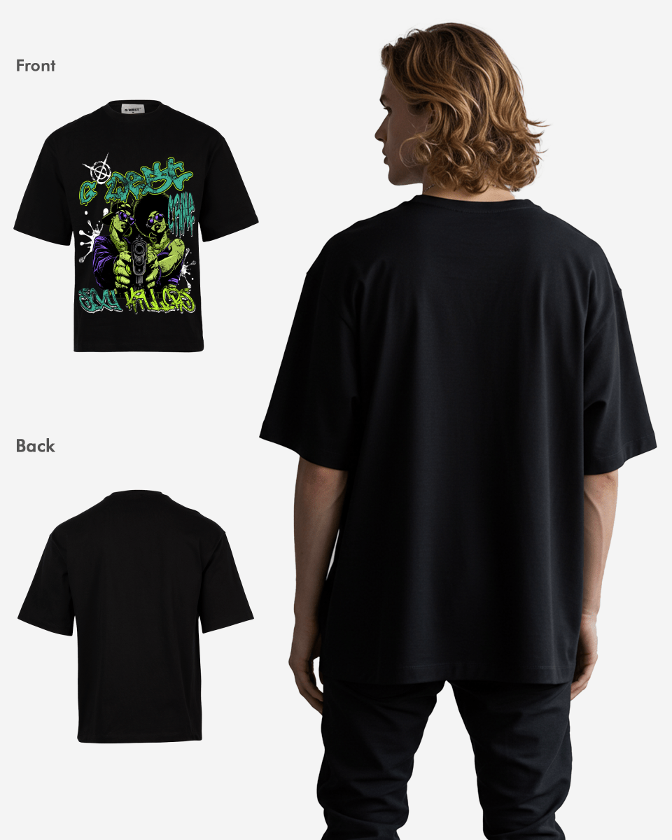 G West Trigger Twins Oversized Tee G West