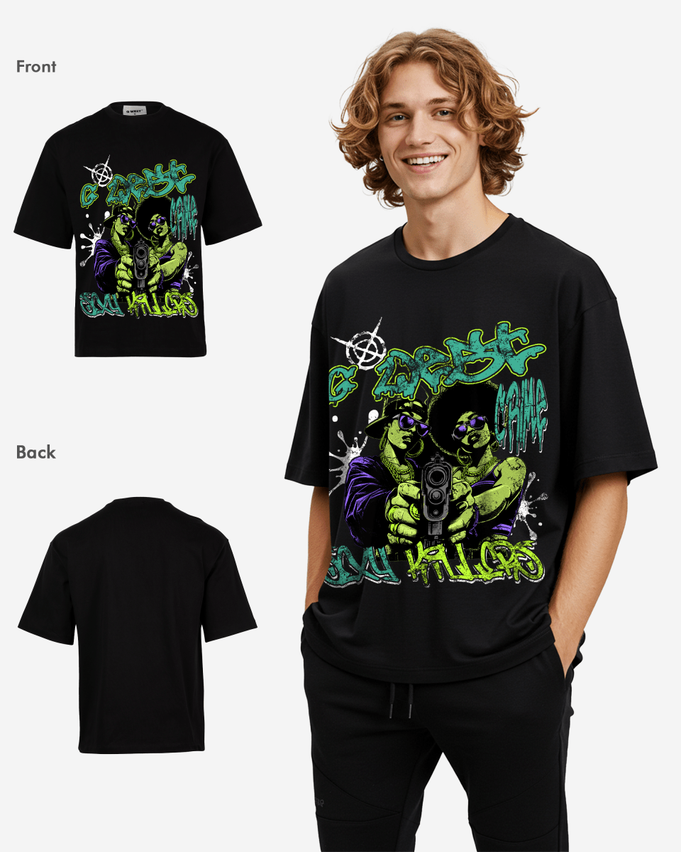 G West Trigger Twins Oversized Tee G West