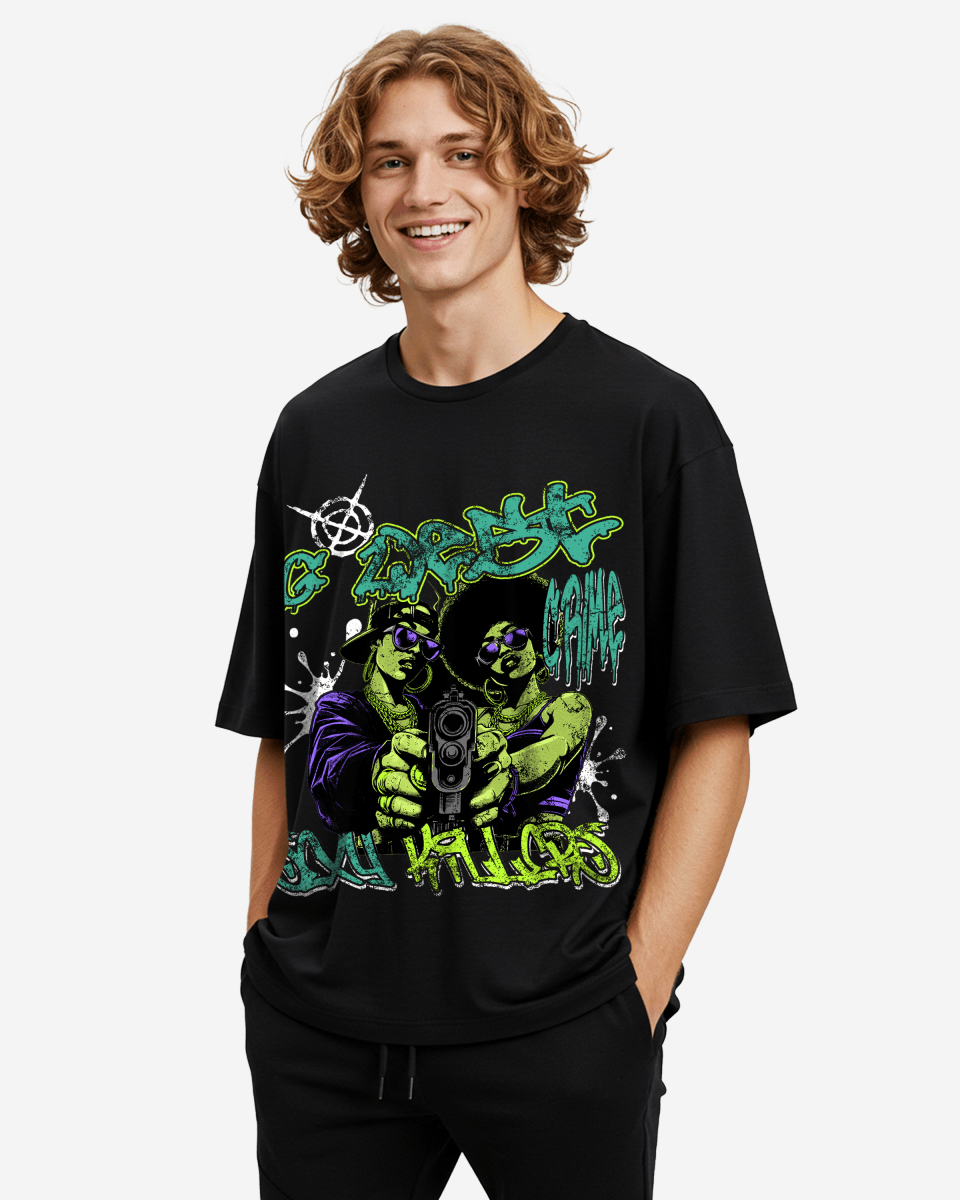 G West Trigger Twins Oversized Tee G West