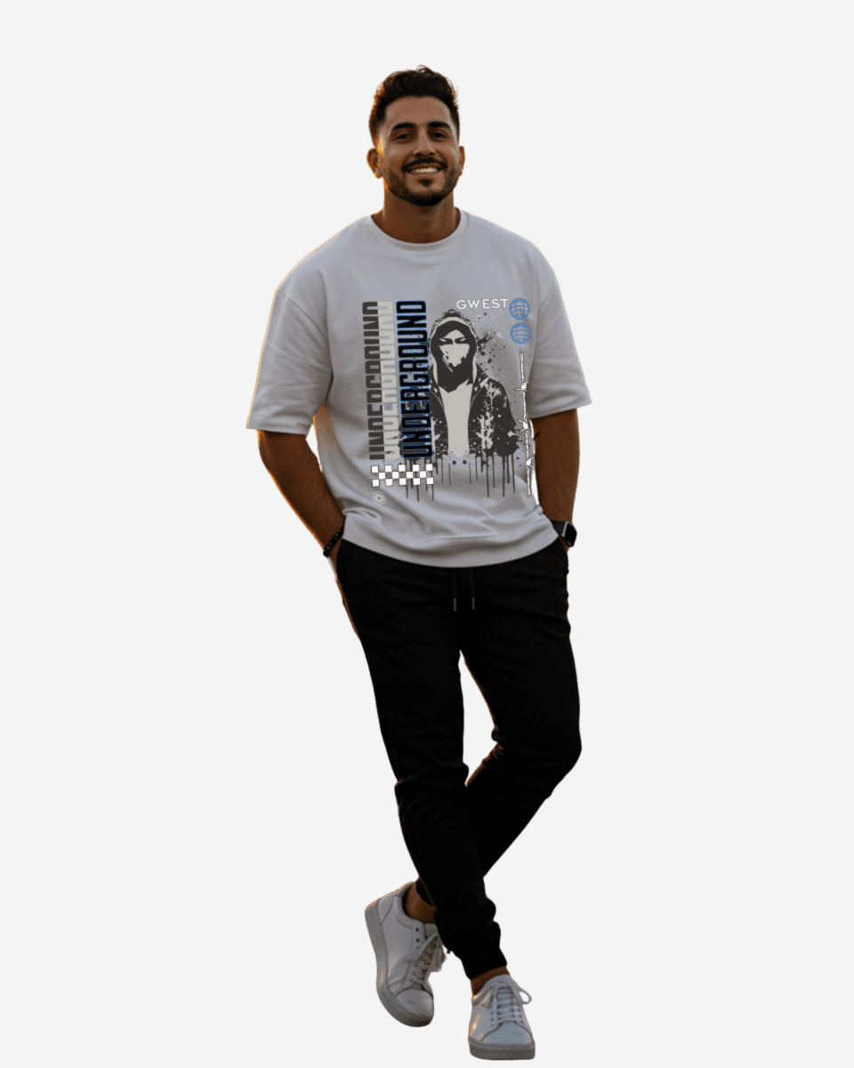 Camiseta de hombre extragrande G West Underground