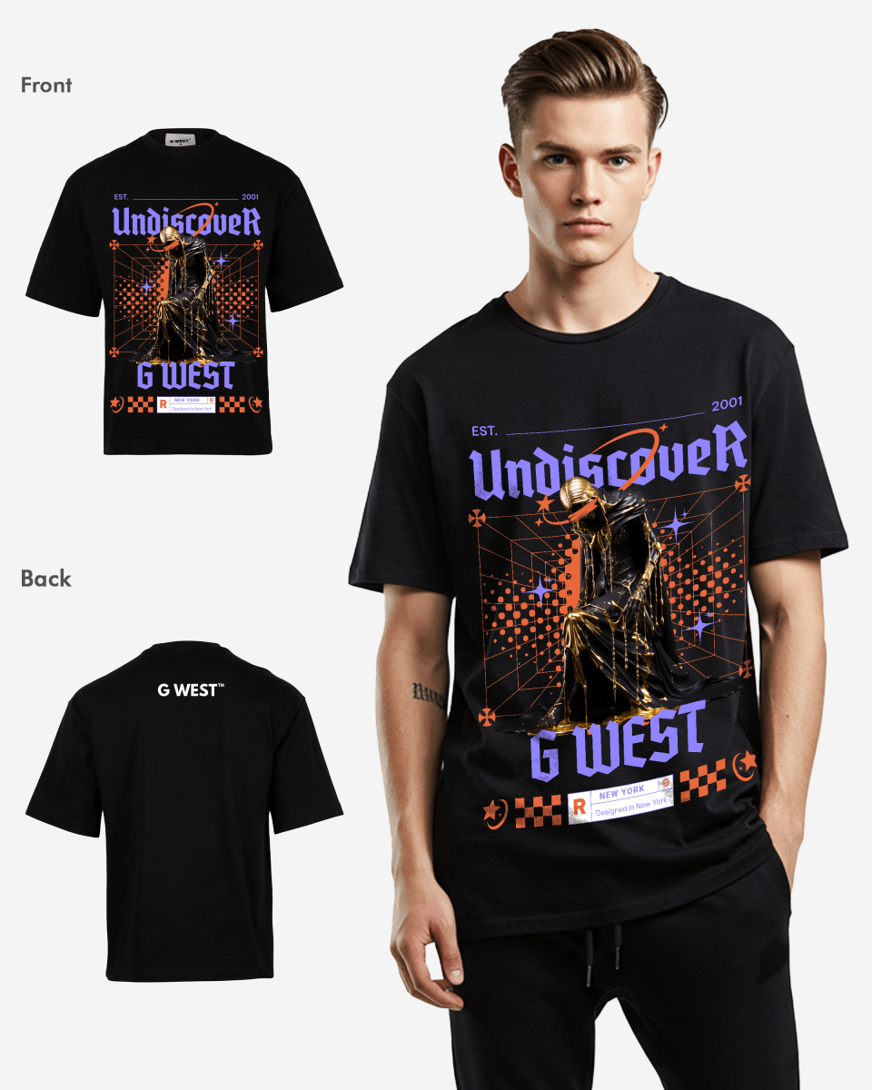 G WEST UNDISCOVER OVERSIZED T-Shirt Mens G West