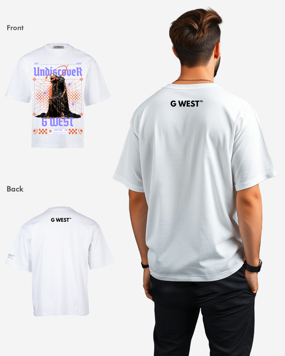 G WEST UNDISCOVER OVERSIZED T-Shirt Mens G West