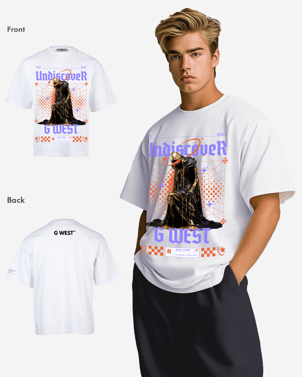 G WEST UNDISCOVER OVERSIZED T-Shirt Mens G West