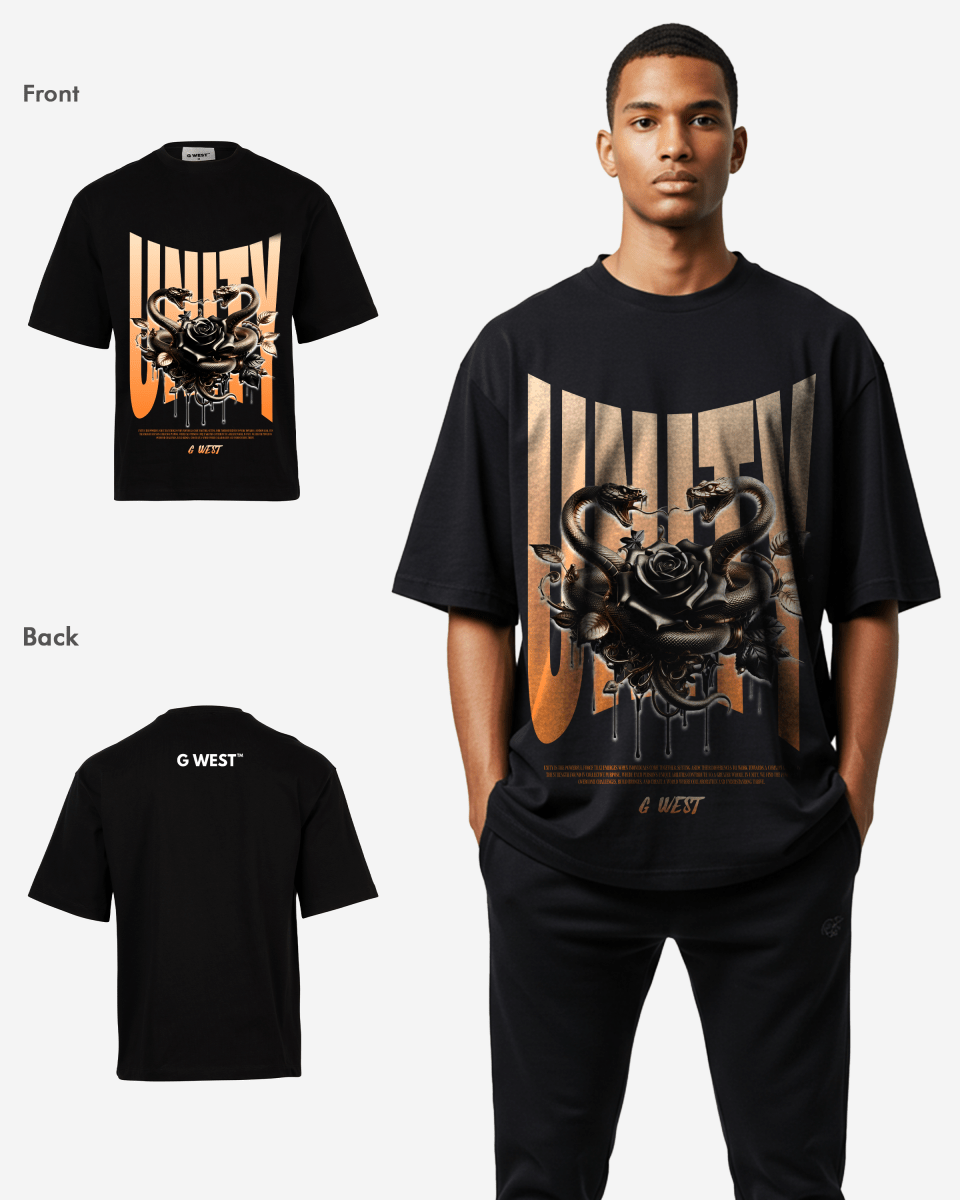 G WEST UNITY OVERSIZED T-Shirt Mens G West