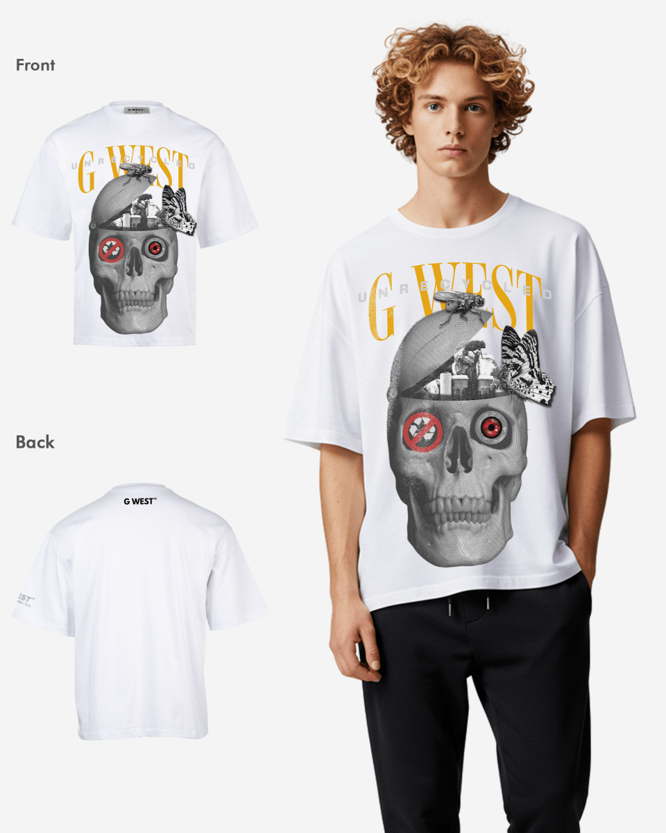 G WEST Unrecycled Oversized T-Shirt Mens G West