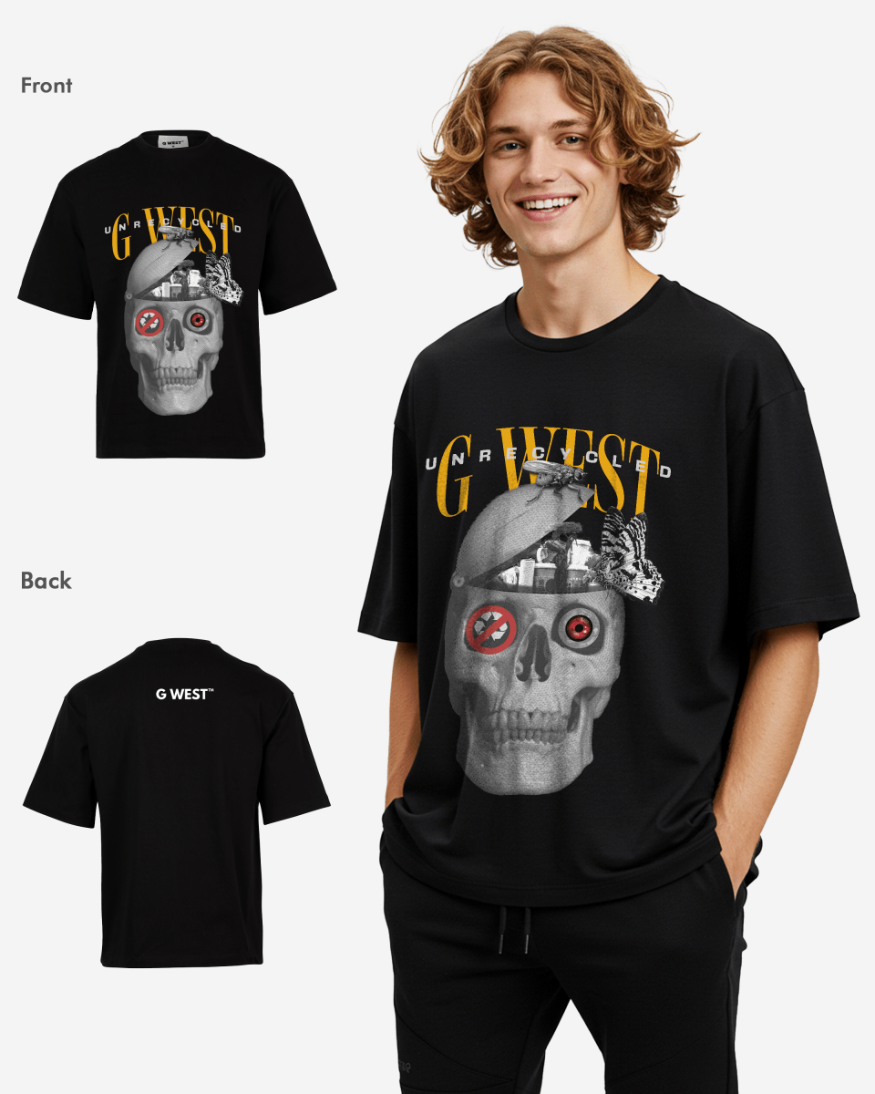G WEST Unrecycled Oversized T-Shirt Mens G West