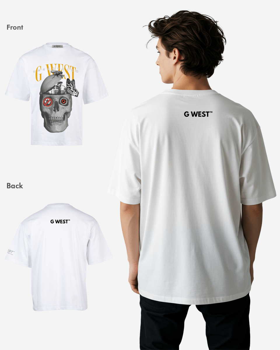 G WEST Unrecycled Oversized T-Shirt Mens G West