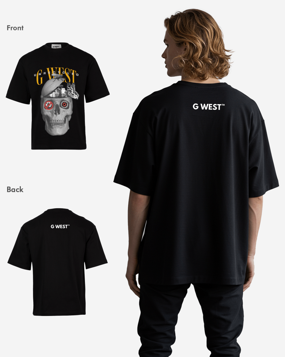 G WEST Unrecycled Oversized T-Shirt Mens G West