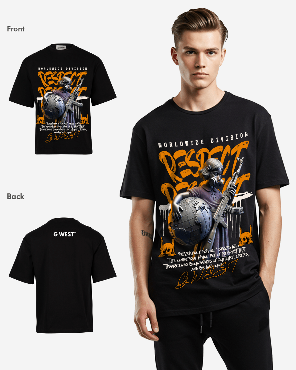 G WEST UNSEEN BATTLE OVERSIZED T-Shirt Mens G West
