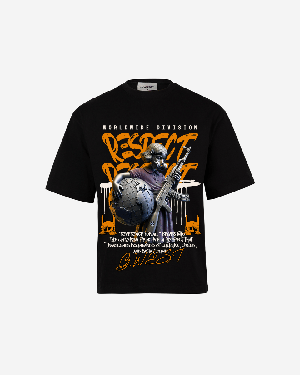 G WEST UNSEEN BATTLE OVERSIZED T-Shirt Mens G West