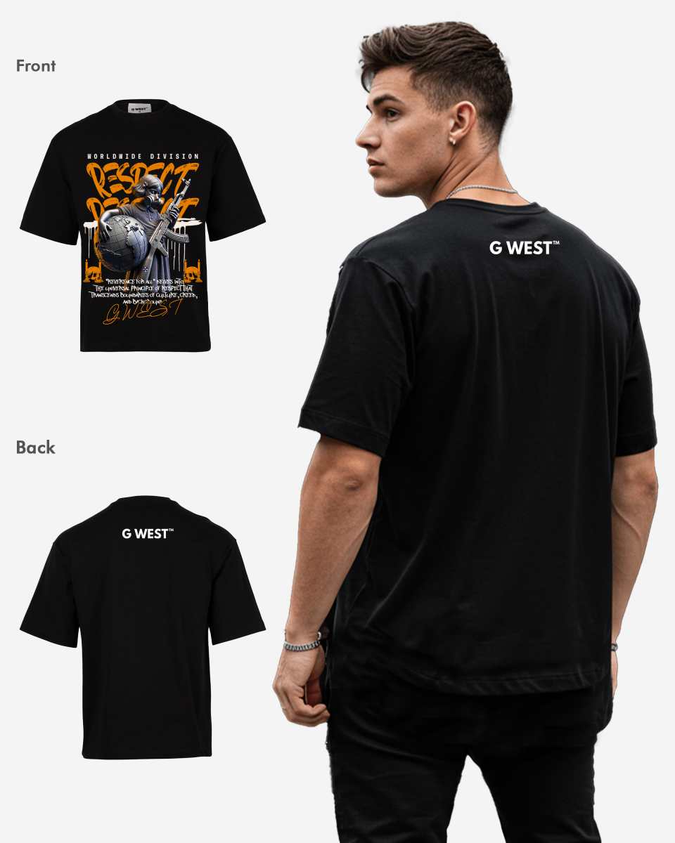 G WEST UNSEEN BATTLE OVERSIZED T-Shirt Mens G West