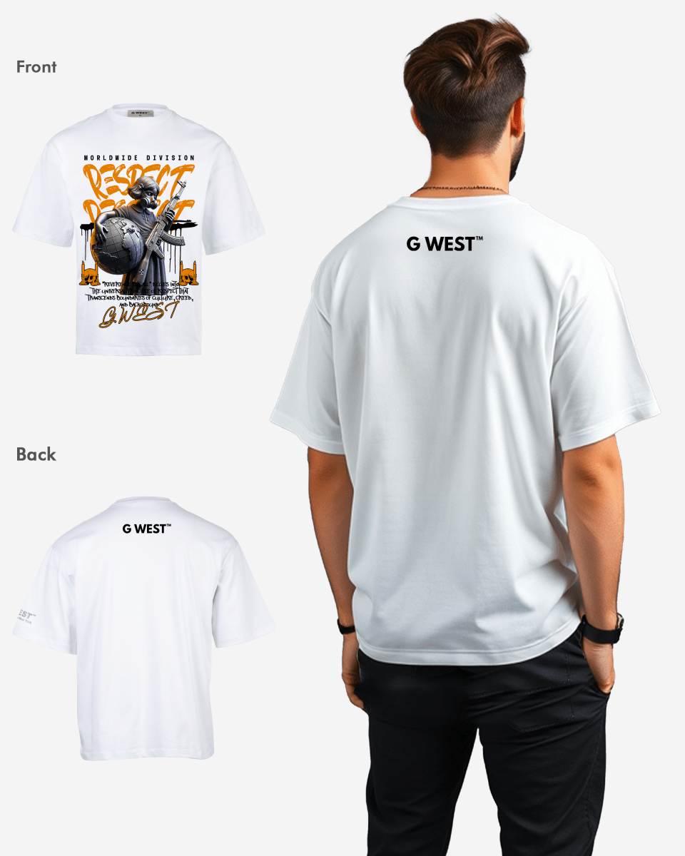 G WEST UNSEEN BATTLE OVERSIZED T-Shirt Mens G West
