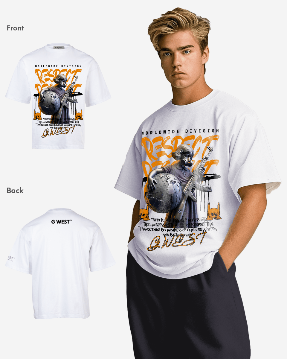 G WEST UNSEEN BATTLE OVERSIZED T-Shirt Mens G West