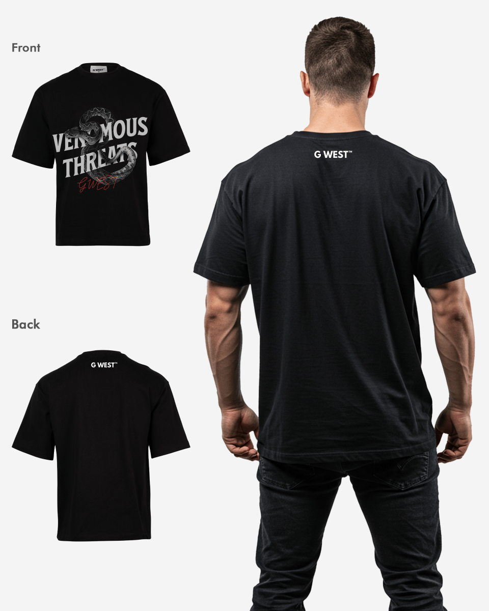 G WEST VENOMOUS THREATS OVERSIZED T-Shirt Mens G West