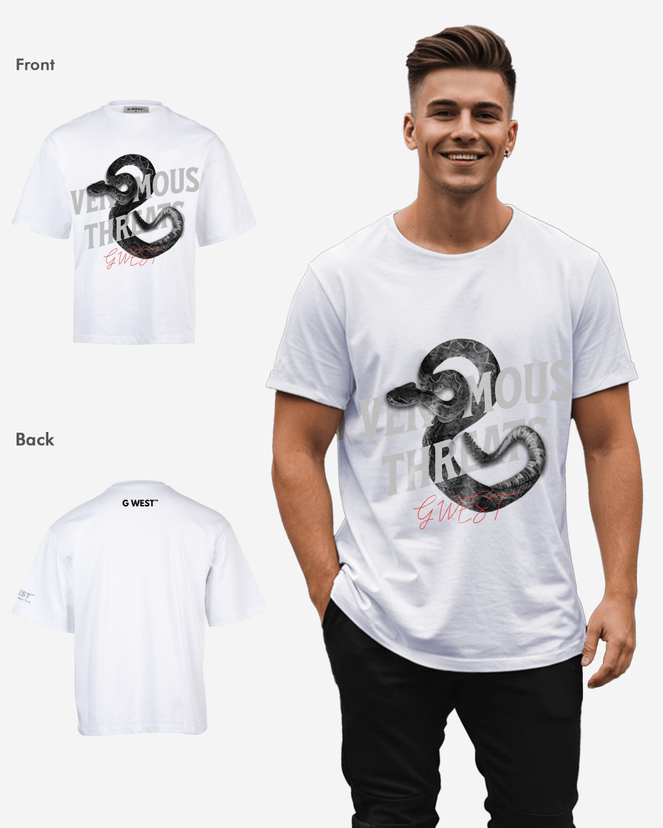 G WEST VENOMOUS THREATS OVERSIZED T-Shirt Mens G West