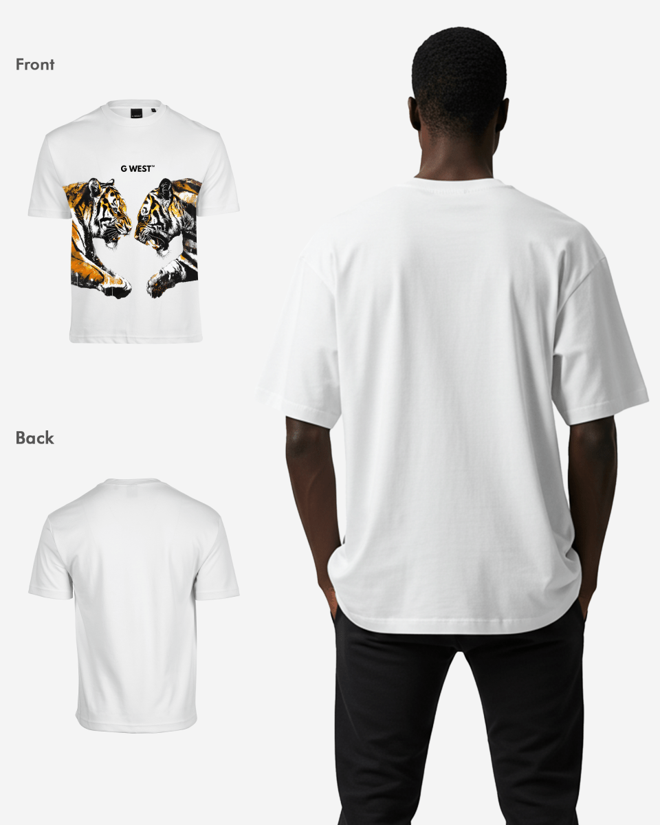 G West Mens Wild Things Oversized Tee G West