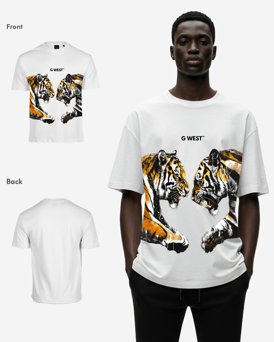 G West Mens Wild Things Oversized Tee G West