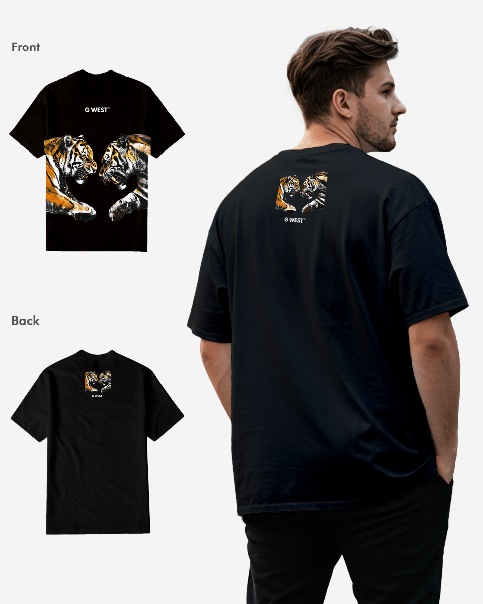 G WEST WILD THINGS T-Shirt Big and Tall Mens G West