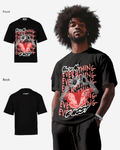 G WEST WINGS N BLOOMS OVERSIZED T-Shirt Mens G West
