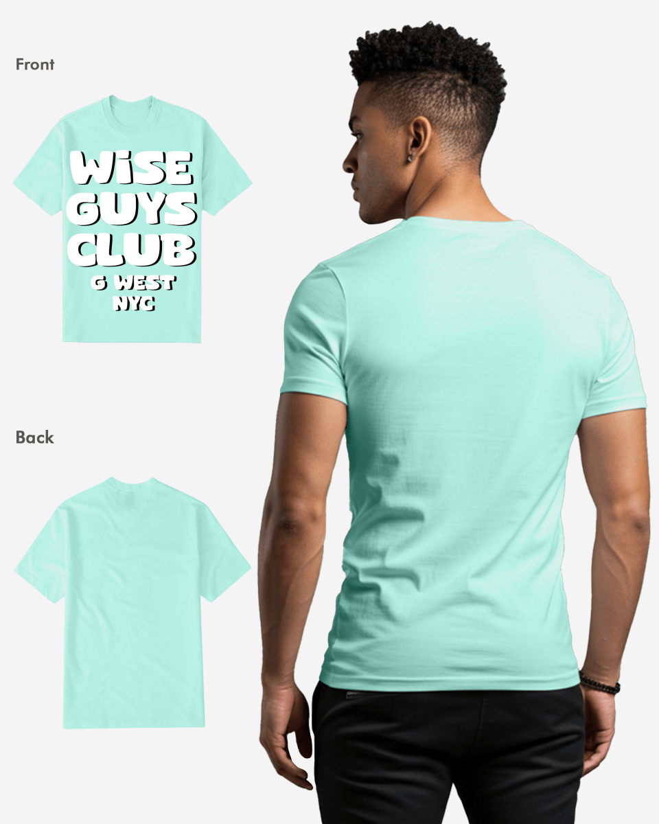 G West Mens Wise Guys Club Tee G West