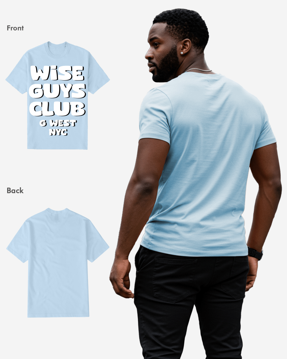 G West Mens Wise Guys Club Tee G West