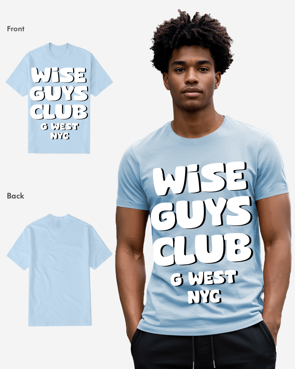 G West Mens Wise Guys Club Tee G West