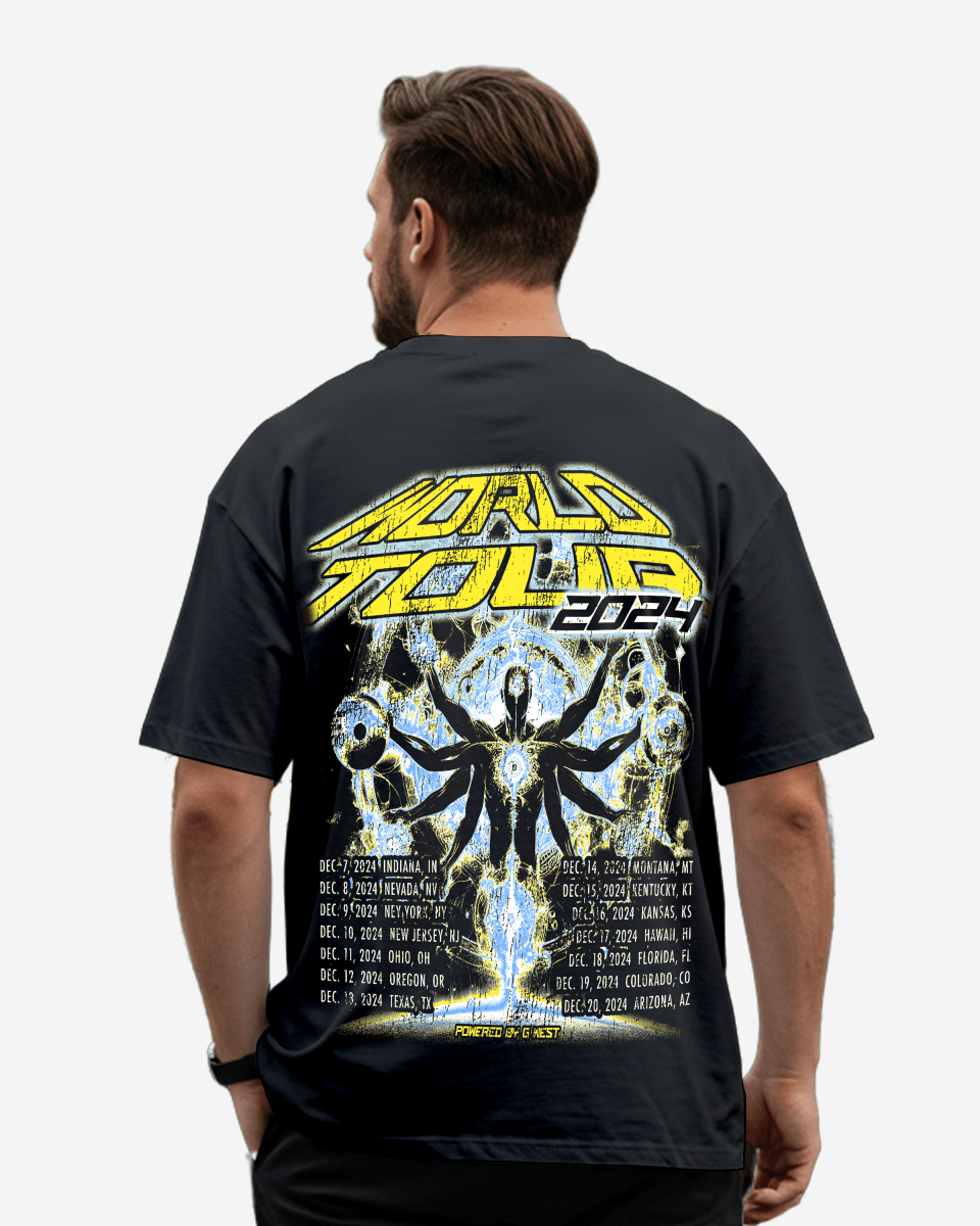 G West World is Yours Black T-Shirt Big and Tall Mens G West