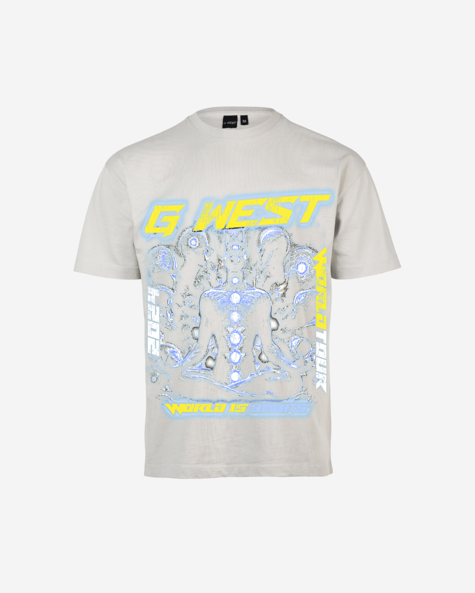 G West World Is Yours Premium Oversized T-Shirt Mens G West