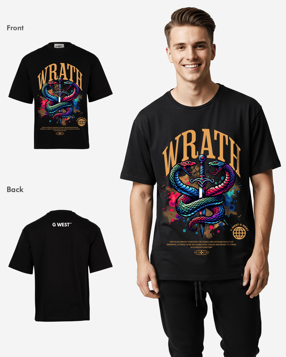 G WEST WRATH OVERSIZED T-Shirt Mens G West