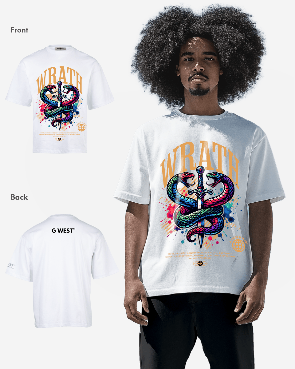 G WEST WRATH OVERSIZED T-Shirt Mens G West