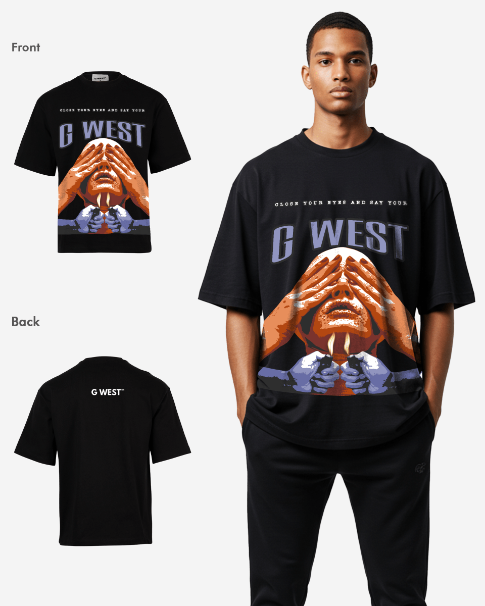 G West Candlelit Secret Oversized T-Shirt Mens G West