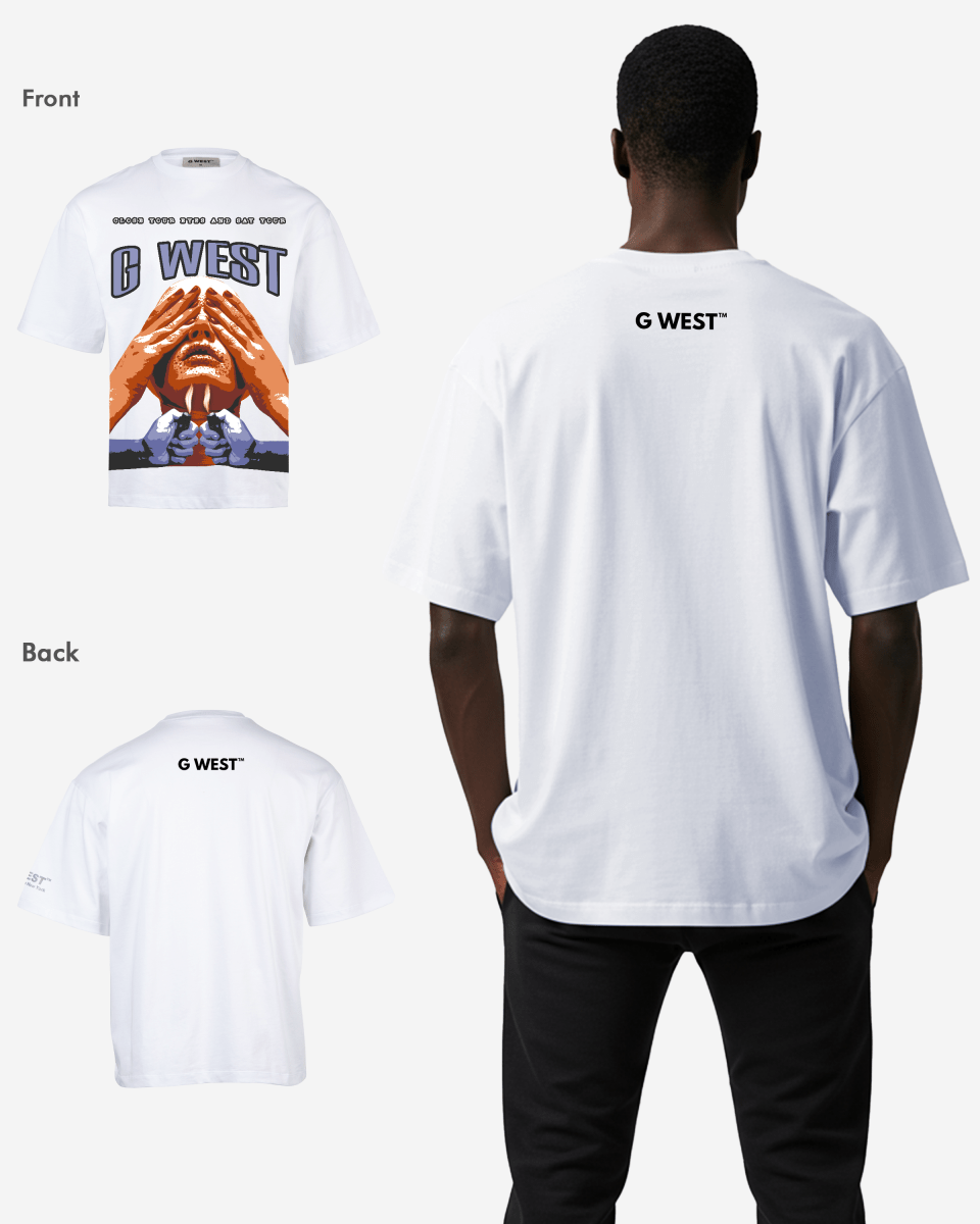 G West Candlelit Secret Oversized T-Shirt Mens G West