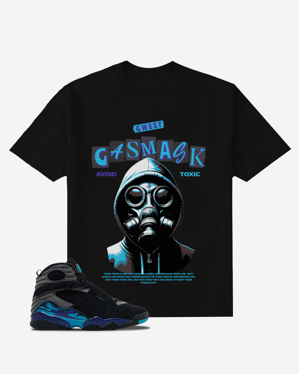 G West Gas Mask Oversized T-Shirt Mens G West
