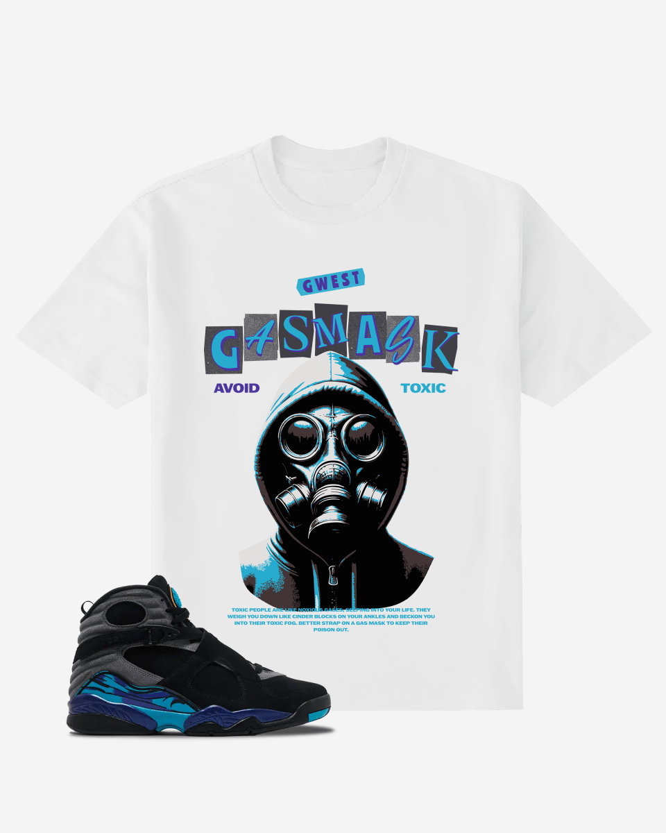 G West Gas Mask Oversized T-Shirt Mens G West