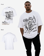 G West Ghostly Grooves Oversized T-Shirt Mens G West