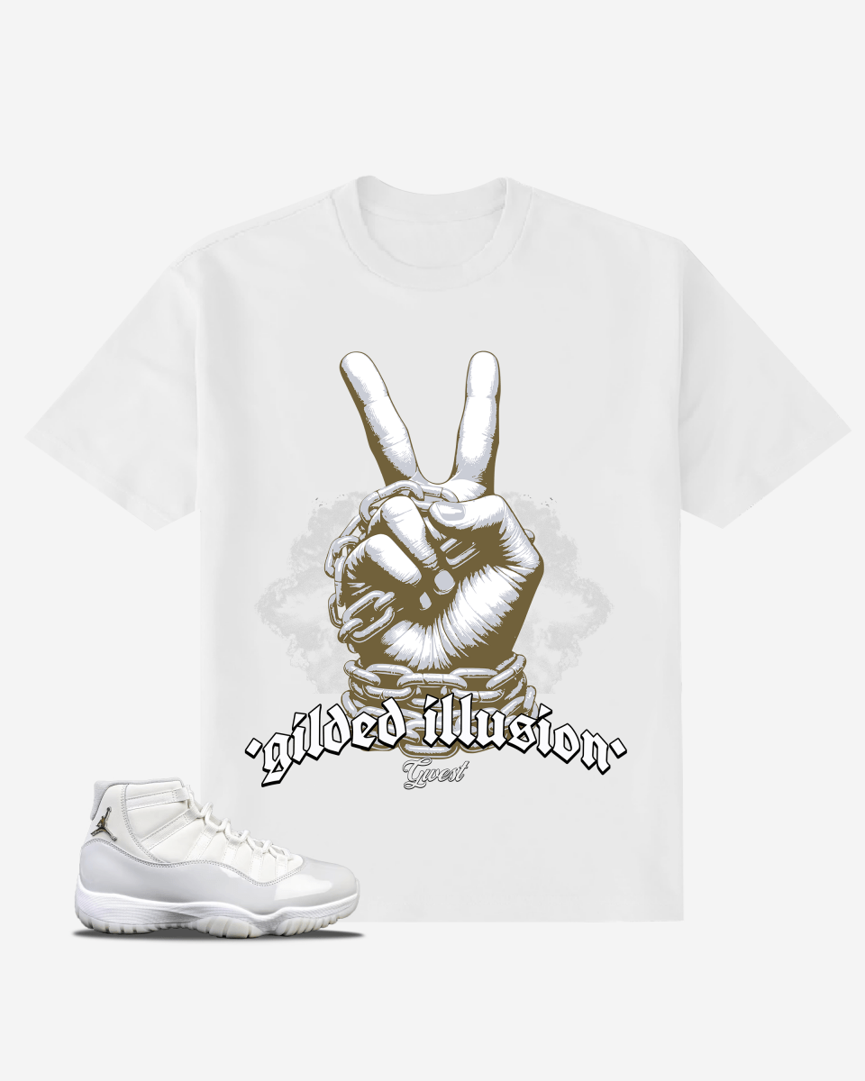 G West Gilded Illusion Oversized T-Shirt Mens G West