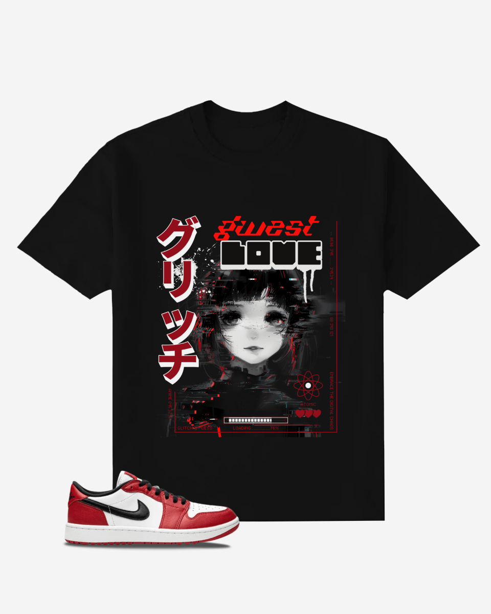 G West Glitched Love Oversized T-Shirt Mens G West