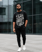 G West Grateful & Clues Chased Oversized T-Shirt Mens G West