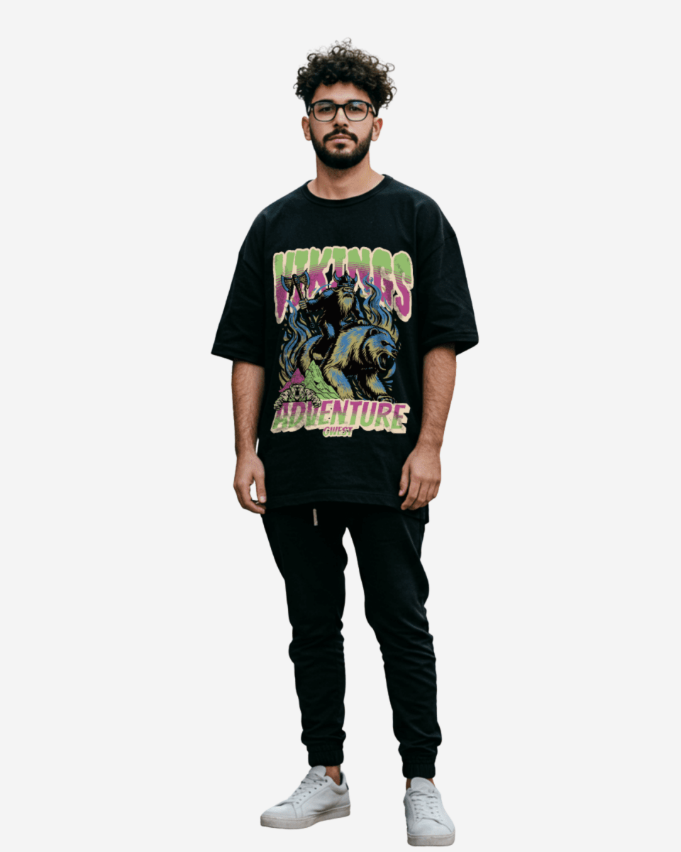 Camiseta extragrande de hombre G West Grizzly Bear