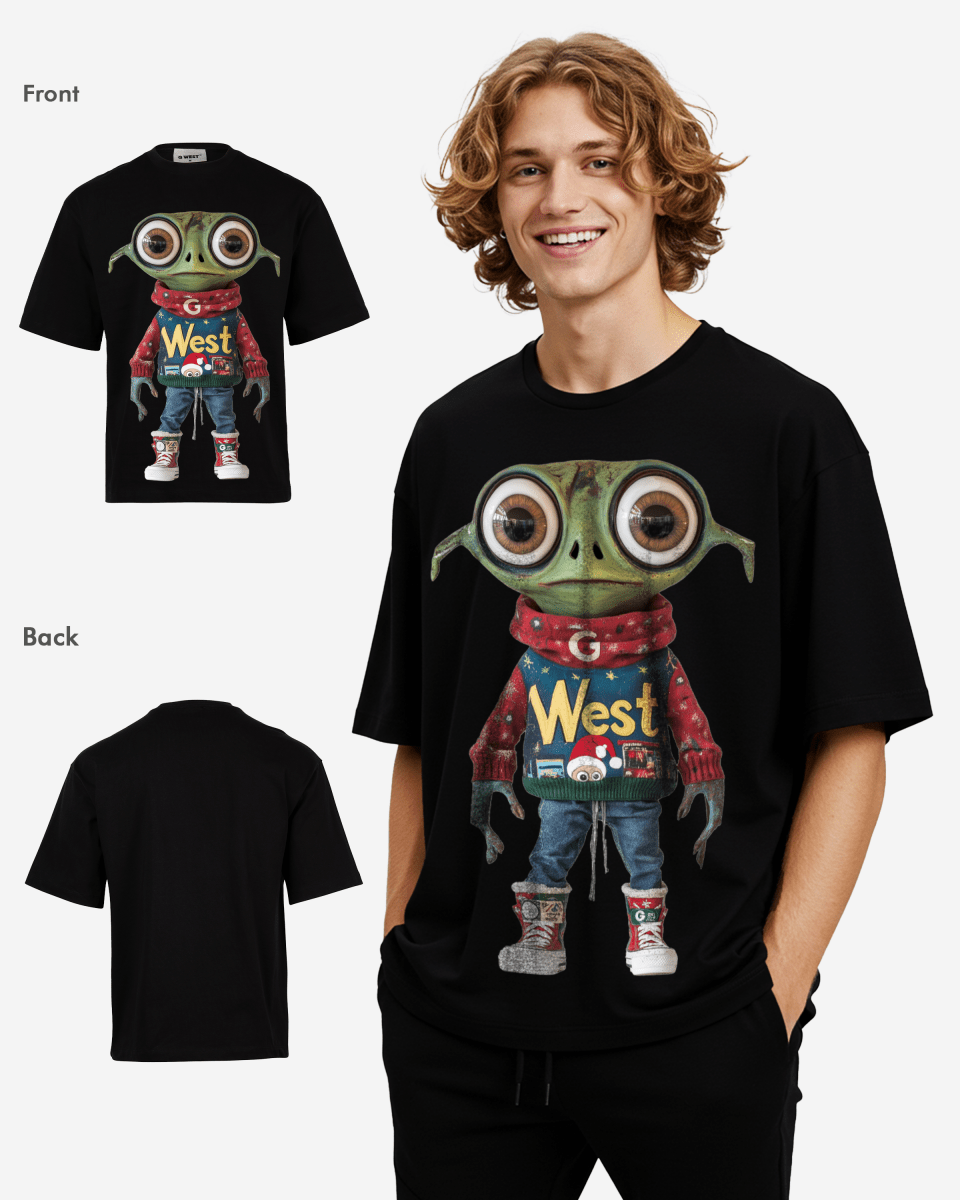 G West Grumpy Claus Oversized T-Shirt Mens G West