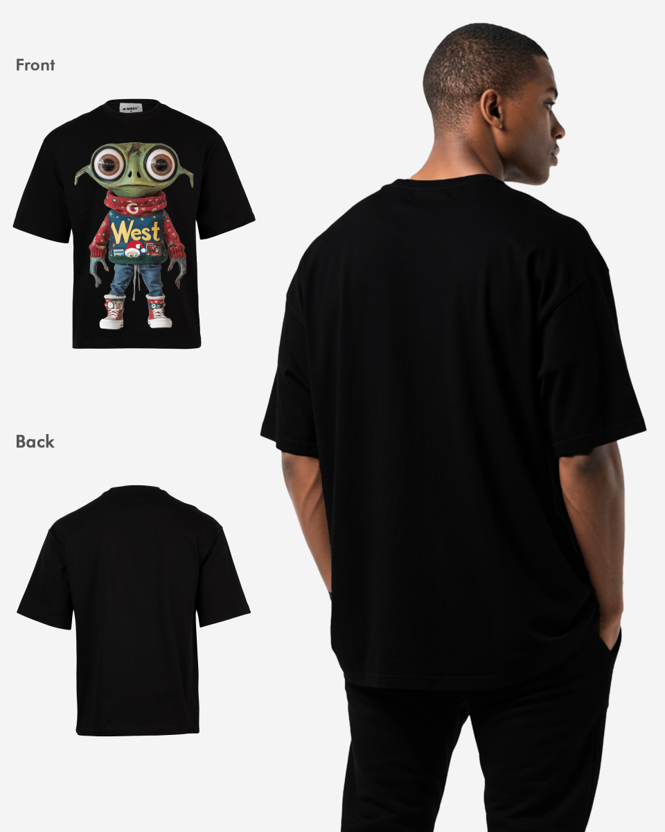 G West Grumpy Claus Oversized T-Shirt Mens G West