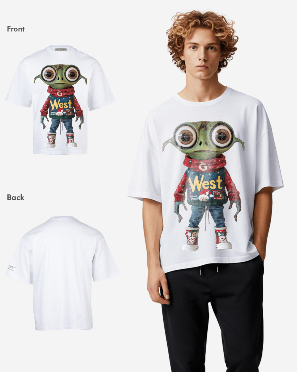 G West Grumpy Claus Oversized T-Shirt Mens G West